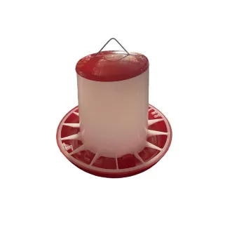 Mangeoire plastique avec poignée 9 kg pour volailles et pigeons