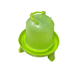 Abreuvoir sur pied avec poignée 5L pour volailles - Vert