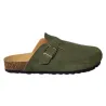 Sabots Homme AYOKA en Cuir Kaki - Modèle Soube