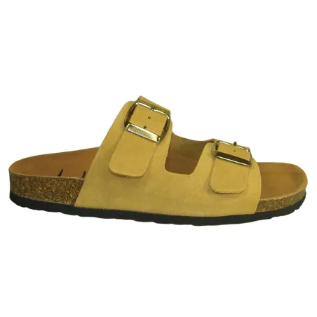 Sandales Psik en Cuir Crème pour Femme - Ayoka