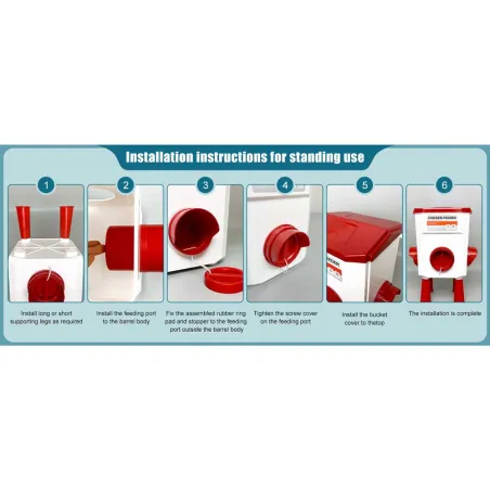 Kit mangeoire 12 kg + abreuvoir 11 L pour élevage poule