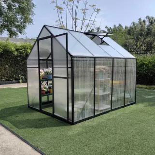 Serre de jardin en aluminium avec polycarbonate 4 mm - 235x177x192 cm