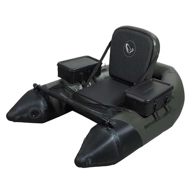 Float-tube 155 Belly Boat - PVC Robuste avec Siège Surélevé et Sacoches Étanches