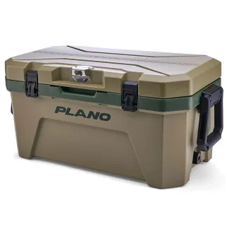 Caisse isotherme 30L Plano® verte - Étanche et résistante avec panier amovible