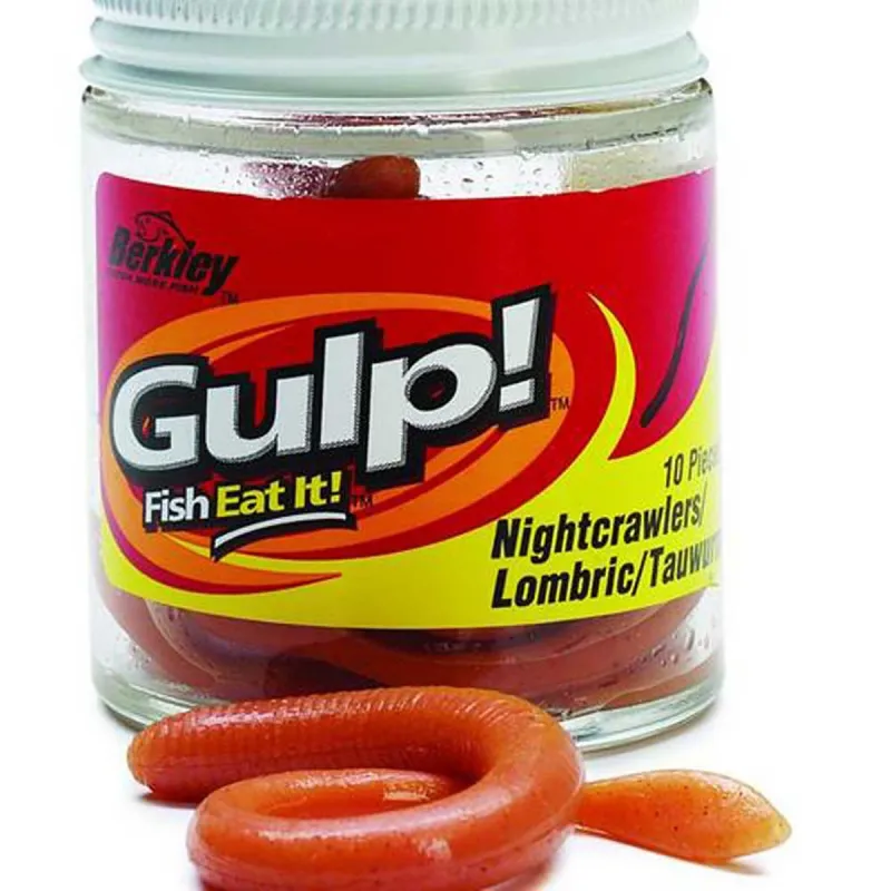 Vers Orange Powerbait® 8cm - Appât pour Truite et Carnassiers