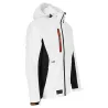 Veste Softshell Trystan Blanc/Noir Herock M à 3XL – Coupe-vent & déperlante