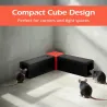 Piège à rongeurs d'angle électrique USB - 2 tunnels - 2000V