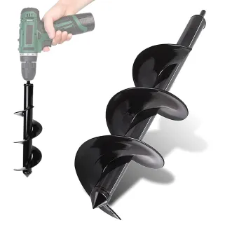 Foret de tarière pour perceuse Ø9 cm - Outil de jardinage