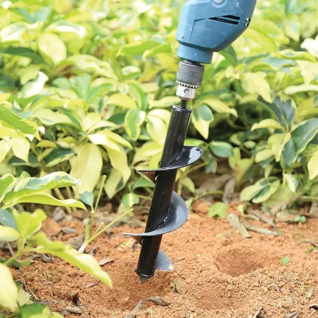 Foret de tarière pour perceuse Ø9 cm - Outil de jardinage