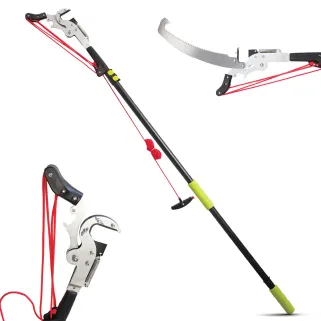 Échenilloir téléscopique Strong&Easy - Coupe branches jusqu'à 4,25 m avec scie intégrée
