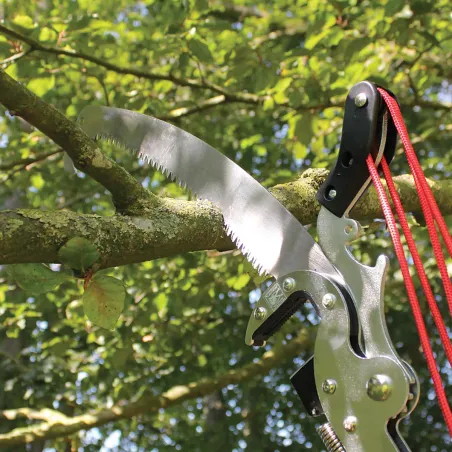 Échenilloir téléscopique Strong&Easy - Coupe branches jusqu'à 4,25 m avec scie intégrée