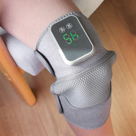 Masseur Multi-Articulations à Chaleur et Vibrations - 5 Niveaux de Température - Rechargeable USB