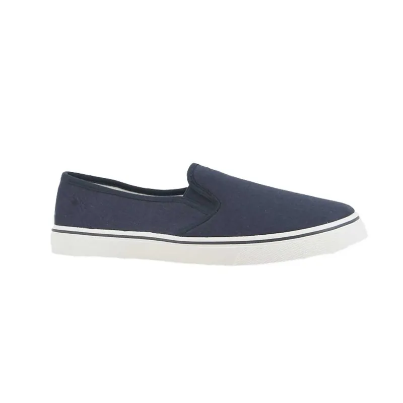Chaussures souples homme en textile bleu marine - Tige basse
