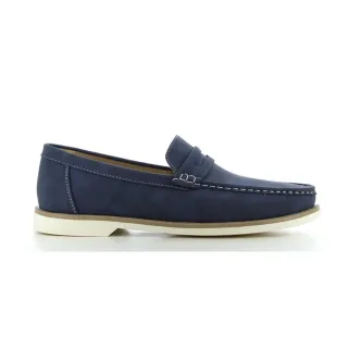 Mocassins Homme en Synthétique Bleu Marine - Tige Basse