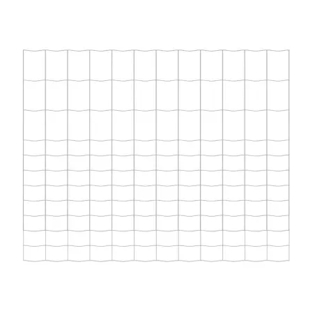 Grillage Rempart Lourd Galvanisé 1,4m x 50m - Mailles Progressives 15cm