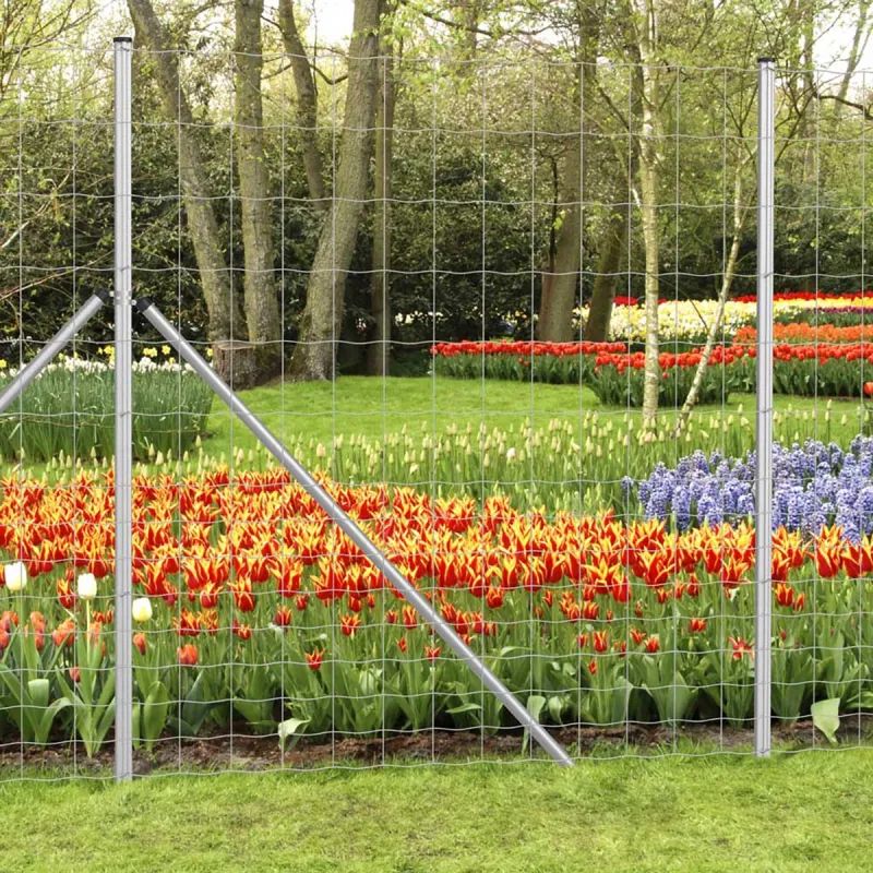 Grillage Rempart Léger 2m x 50m - Mailles Progressives 15cm - Galvanisé
