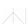 Grillage Rempart Léger 2m x 50m - Mailles Progressives 15cm - Galvanisé