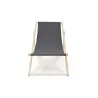Lot de 2 chiliennes pin coton 300D gris