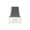 Lot de 2 chiliennes pin coton 300D gris