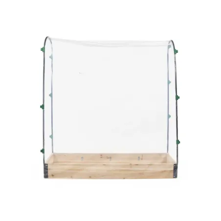 Carré potager spécial tomate bois + housse PCV 115 x 30 x 120 cm