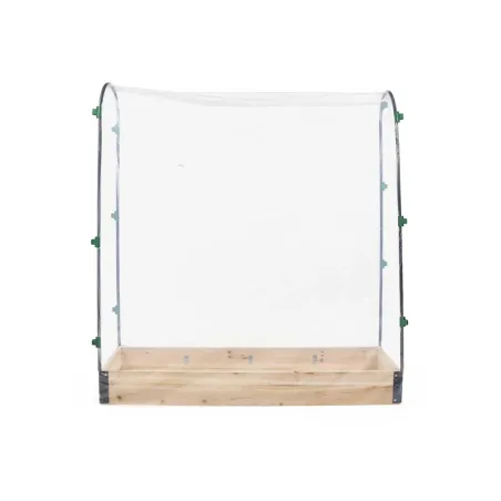 Carré potager spécial tomate bois + housse PCV 115 x 30 x 120 cm