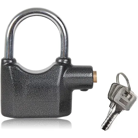 Cadenas Alarme Anti-Vol 110 dB - Étanche et Résistant