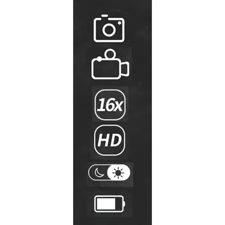 Monoculaire numérique vision nocturne 12MP avec zoom x16