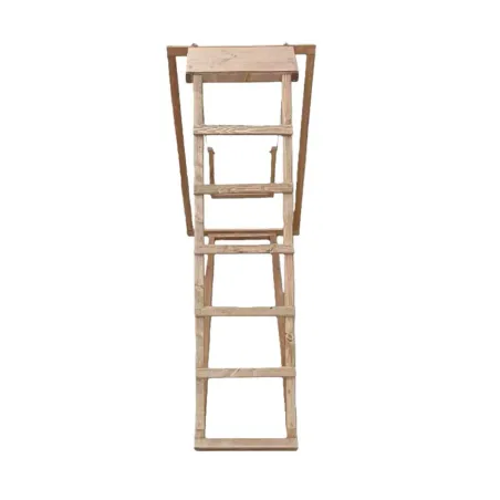 Perchoir poules en bois 1 échelle avec balançoire