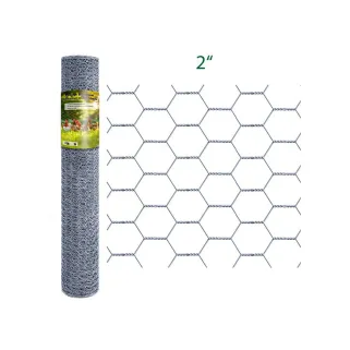 Grillage hexagonal galvanisé - Maille 50mm - Hauteur 1,5m - Rouleau 25m