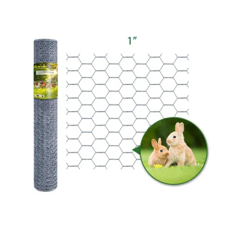 Grillage hexagonal galvanisé maille 25mm - Hauteur 1m - Longueur 10m