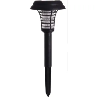 Lampe Solaire LED Anti-Moustiques - Blanc Anti-UV - Autonomie 6 à 8h