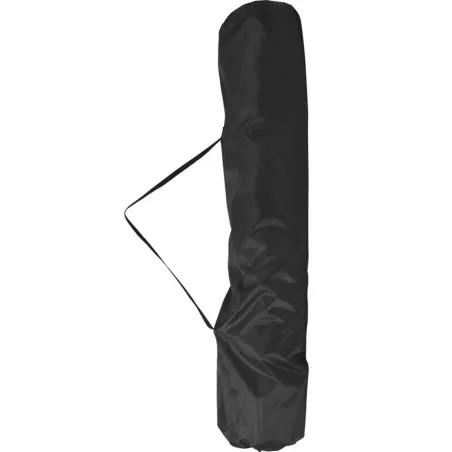 Chaise de camping pliable gris foncé avec coussin Oxford 600D