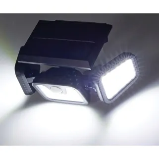 Lampe solaire LED avec panneau monocristallin - IP44 - Montage inclus