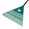 Râteau ramasse-feuilles plastique 22 dents manche métal