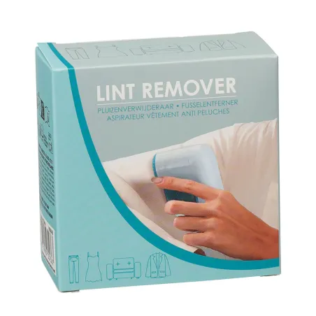 Rouleau anti-peluches électrique avec collecteur intégré