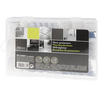 Boîte de 122 patins de protection en feutre - Multi-tailles