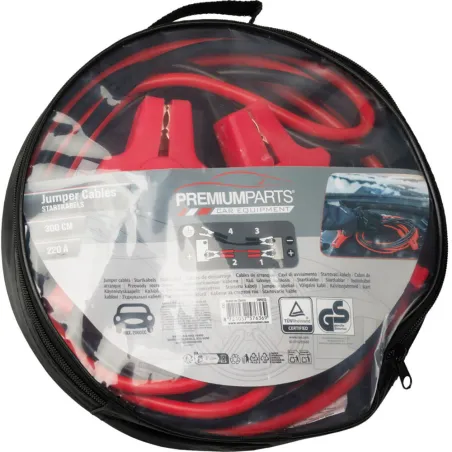 Câble démarrage 25 mm² - 3 m essence + diesel 