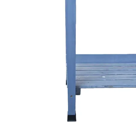 Table de rempotage bois avec bac – 114 x 46 x 120 cm plantes et semis