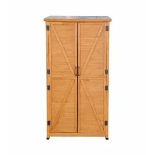 Abri de jardin bois Sambre 2 portes 85 x 52 x 174 cm