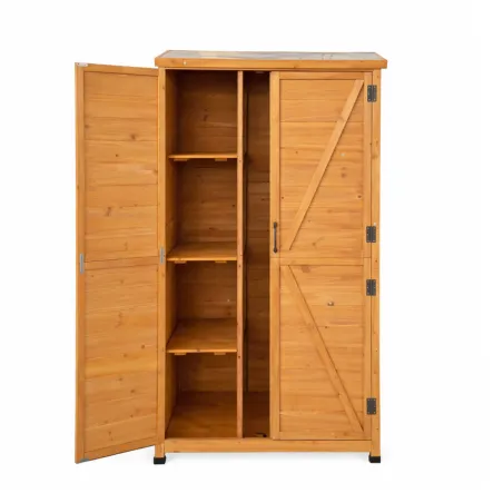 Abri de jardin bois Sambre 2 portes 85 x 52 x 174 cm