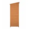 Abri de jardin bois Sambre 2 portes 85 x 52 x 174 cm