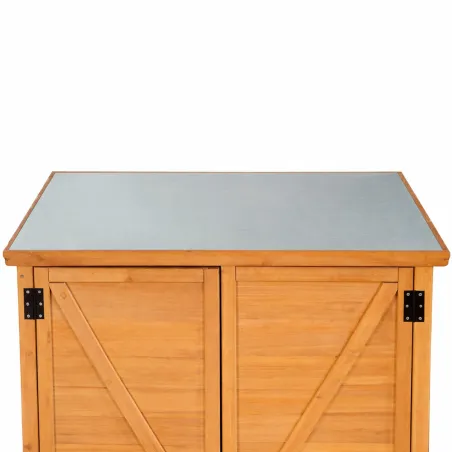 Abri de jardin bois Sambre 2 portes 85 x 52 x 174 cm