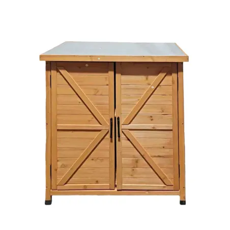 Abri de jardin bois Sambre 2 portes 80 x 45 x 93 cm
