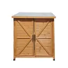 Abri de jardin bois Sambre 2 portes 80 x 45 x 93 cm