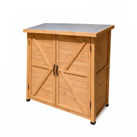 Abri de jardin bois Sambre 2 portes 80 x 45 x 93 cm