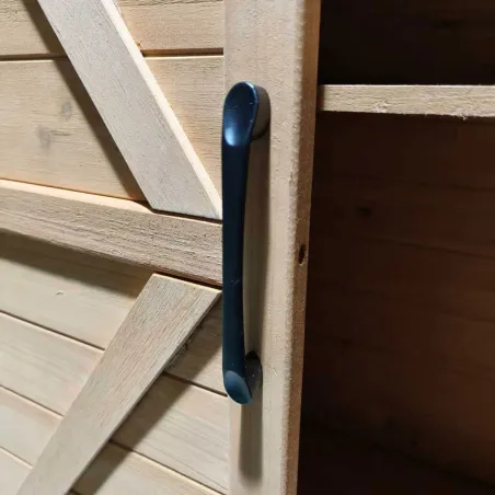 Abri de jardin bois Sambre 2 portes 80 x 45 x 93 cm