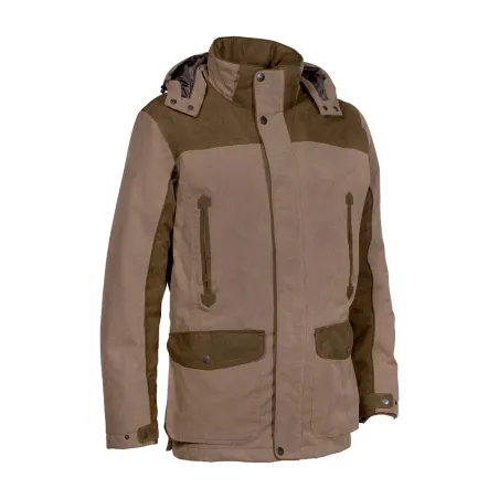 Veste Rambouillet imperméable polyester bicolore marron XL à 3XL