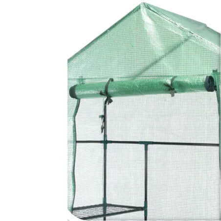 Serre de jardin avec étagères 143 x 73 x 195 cm