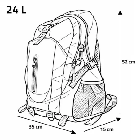 Sac à dos Kaki 2 tons 24L