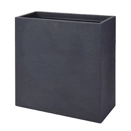 Pot de fleurs anthracite plastique 60 X 26 X 60 cm